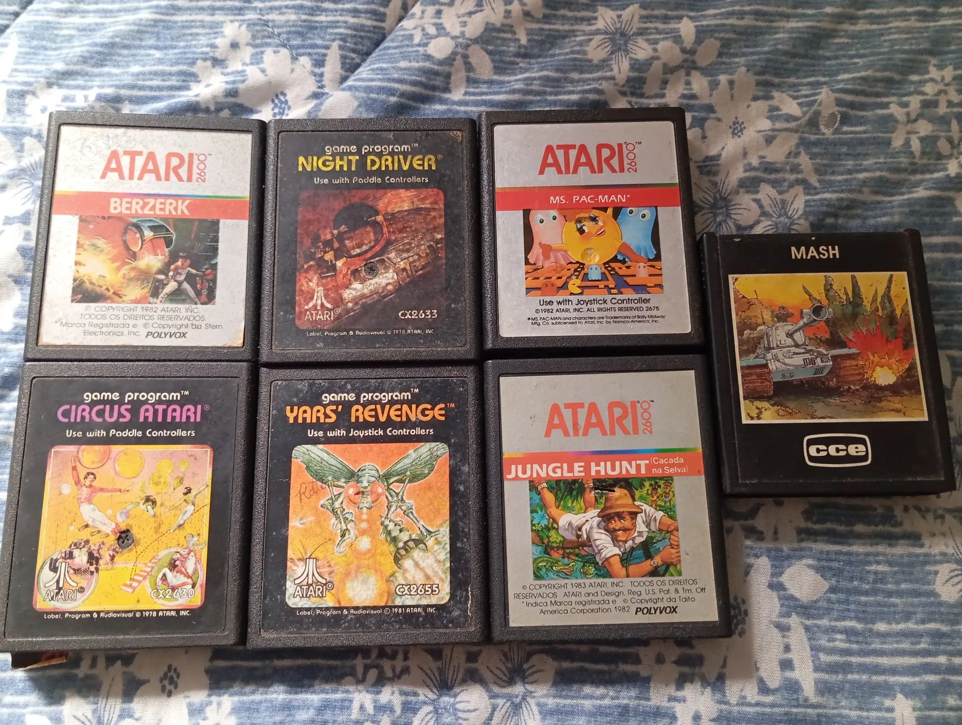 Cartuchos Atari
