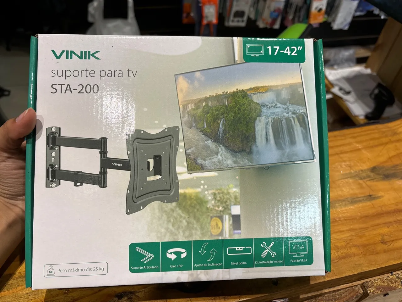 Suporte para TV Vinik STA-200 17-42 polegadas Articulado - Novo
