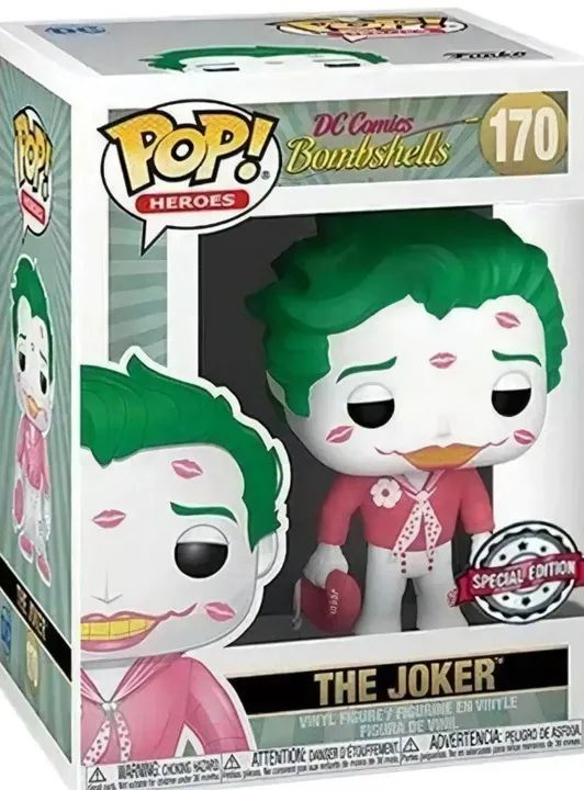 Funko Pop Heroes - Dc Comics Bombshells - The Joker - Edição Especial - #170