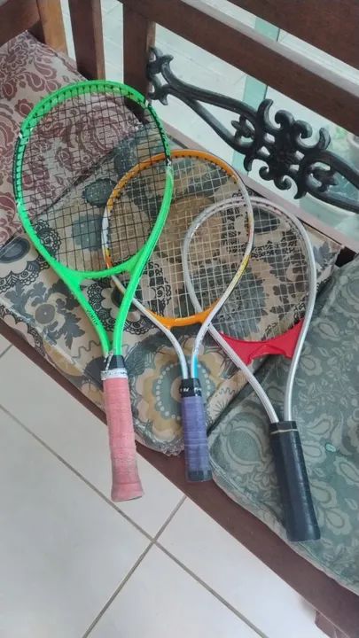 3 raquetes de tênis - iniciantes