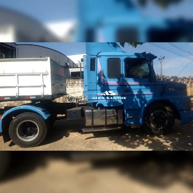 Conjunto Scania T 113 H 4X2 360 1994/1994 e graneleiro Guerra 2005/2005 - Foto 5