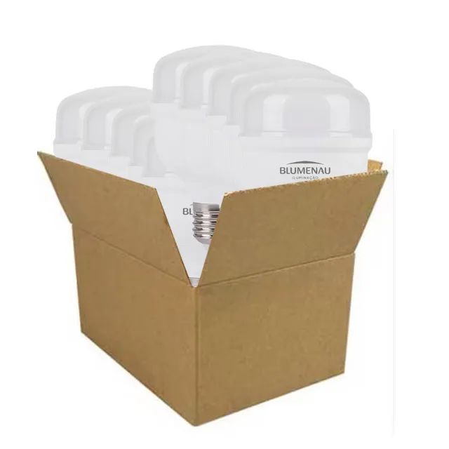 Kit 10 Lâmpadas Led Alta Potência E27 20w 6500k Blumenau - Foto 3