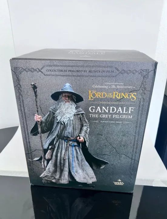 Colecionável Senhor dos Anéis: GANDALF O PEREGRINO CINZENTO (com Caixa Original) - Foto 6
