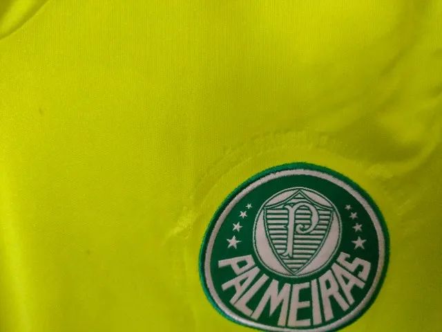 Camisa Palmeiras Verde Limão Adidas sem patrocínio P número 10 - Foto 6
