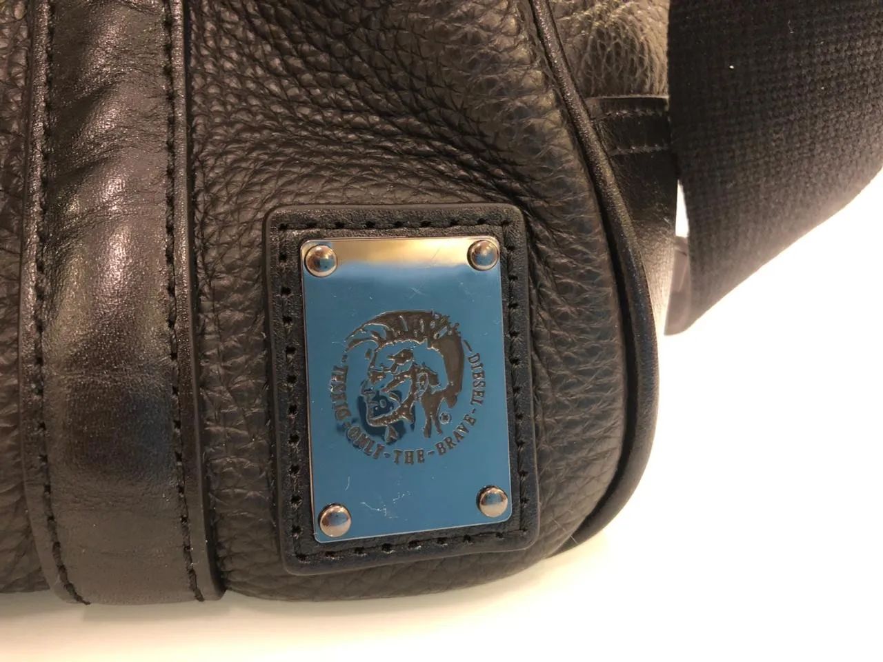 Mala transversal masculina Diesel Original para notebook  - Foto 3