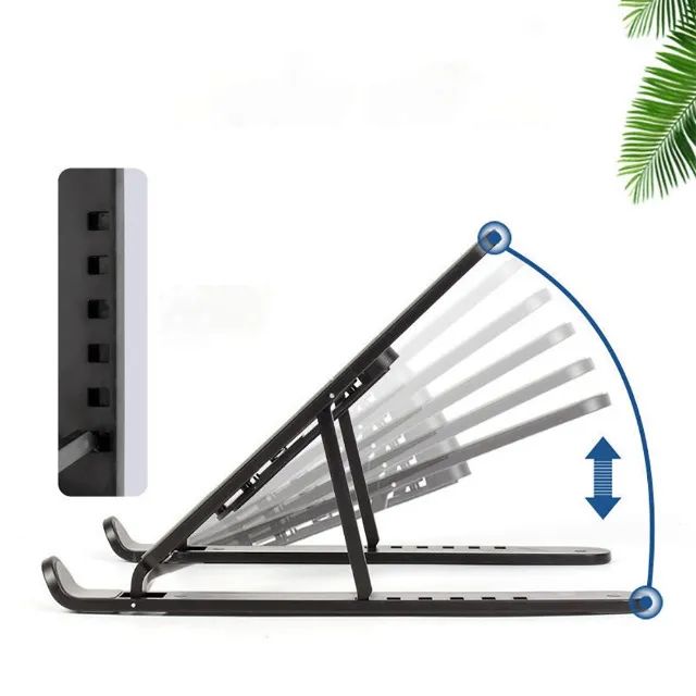 Suporte Para Notebook Base De Mesa Apoio Cama Dobrável Abs - Foto 2