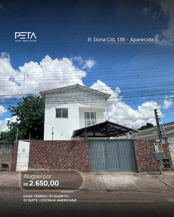 Aluga-se casa térreo | Apartamento | Aparecida