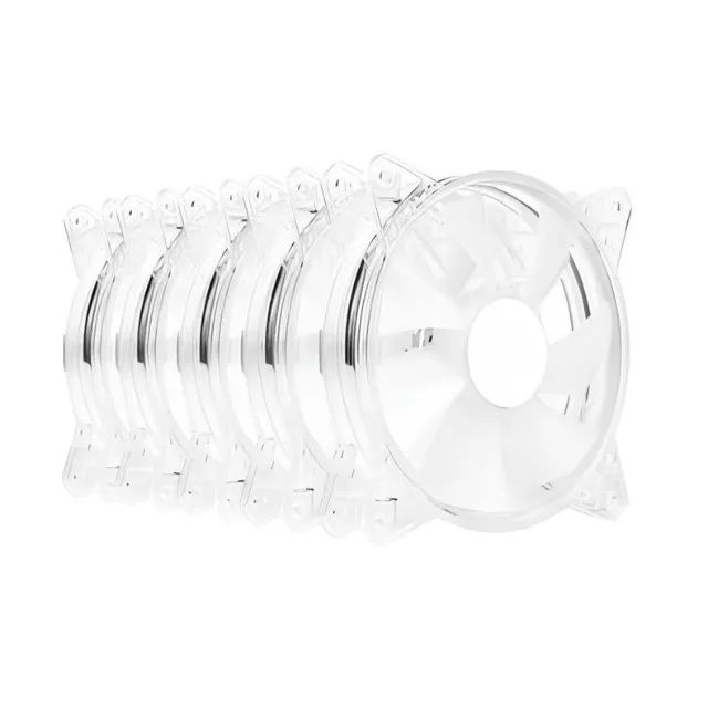 Kit Com 5 Ventoinhas + Controladora, 120mm, ARGB, Transparente - Foto 2