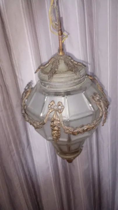 Lustre antigo de cristal