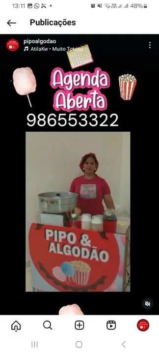 Aluguel: Pipoca e algodão doce  - Foto 4