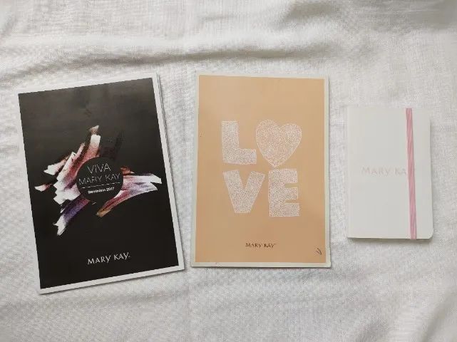 Blocos de anotação oficial Mary Kay