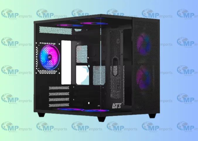 Loja MP Imports: Gabinete Gamer DT3 HyperFlow, super compacto, tipo aquário em vidro - Foto 2