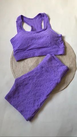 Conjunto de short jacquard 