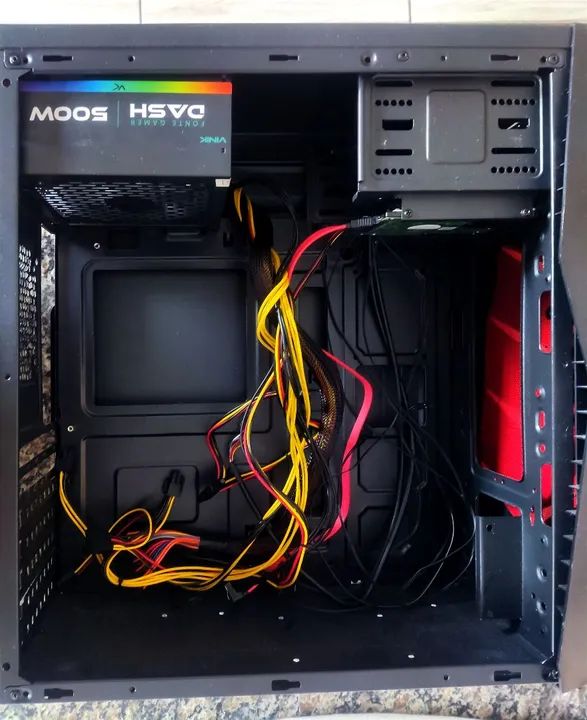 GABINETE GAMER C3 TECH COM FONTE REAL 500W DASH - Foto 2