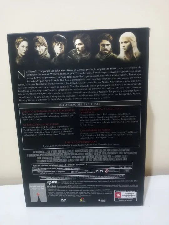 Dvd game of thrones 2 temporada - Foto 2