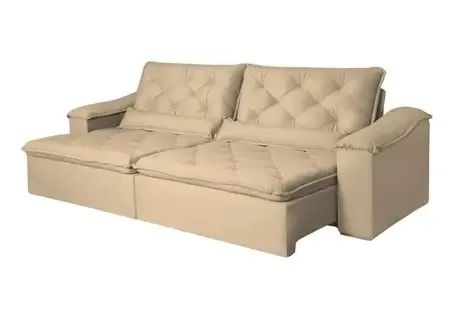 Sofá Retrátil e Reclinável 2,50m Decor p766 - Foto 5