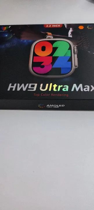 Smartwatch HWG Ultra Max 2.2 polegadas