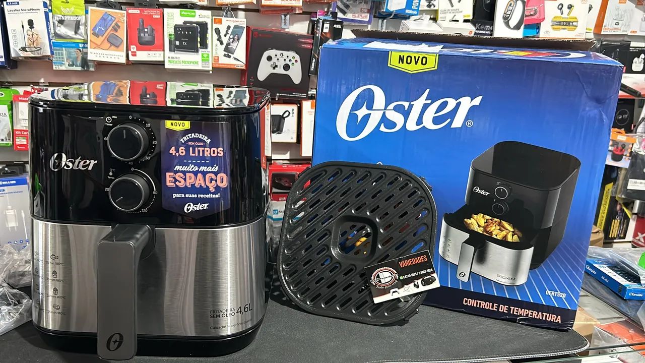 Fritadeira Air Fryer Oster 4,6 Litros - Sem Óleo!