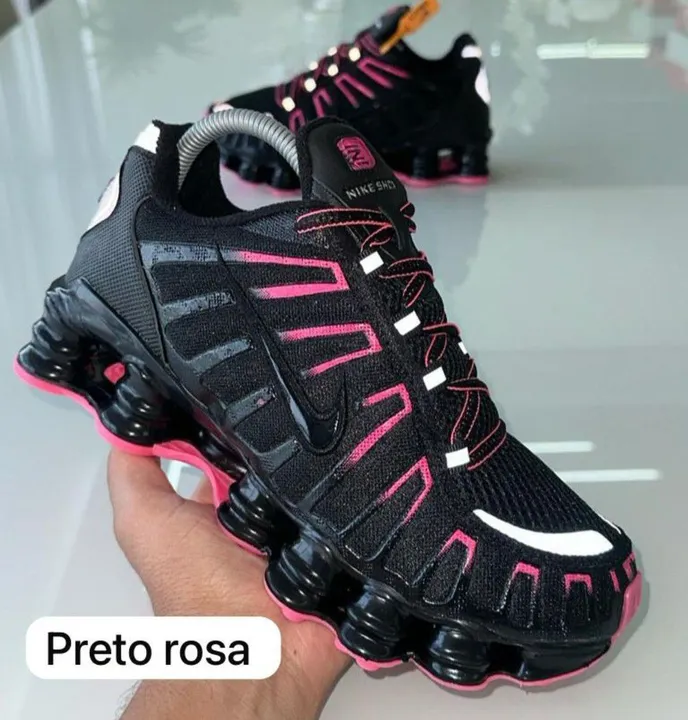 Molas Refletivo Nike Shox 12 Molas Feminino Tenis Nike 12 Molas