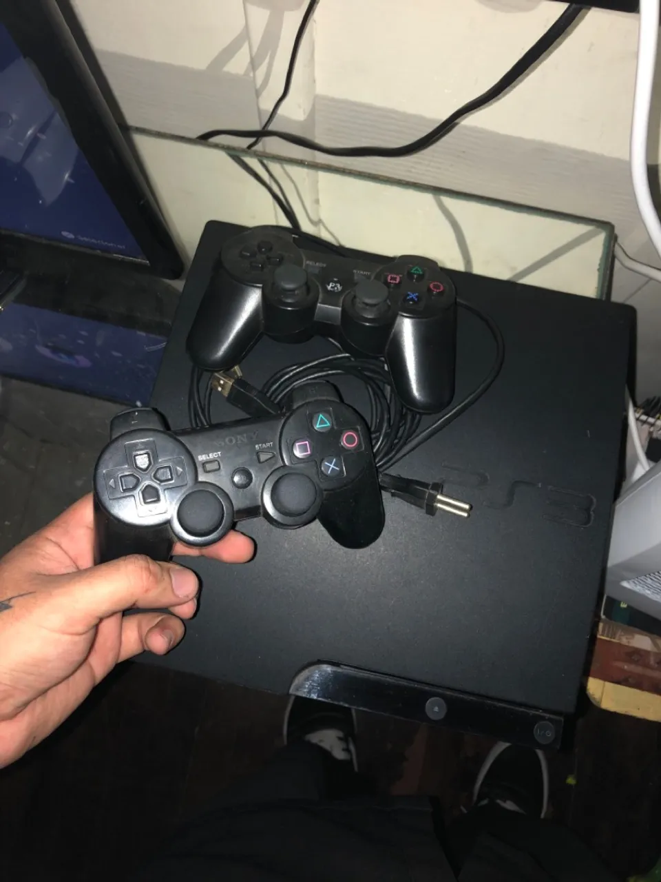 PlayStation 3 com 2 Controles