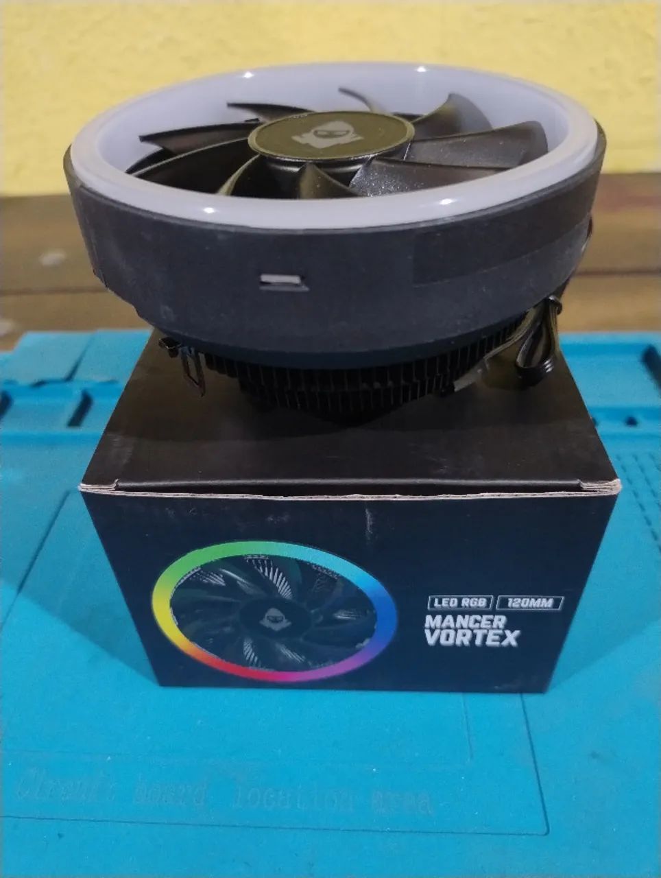 Cooler Para Processador Mancer Vortex Rainbow Rgb (SEM O SUPORTE)