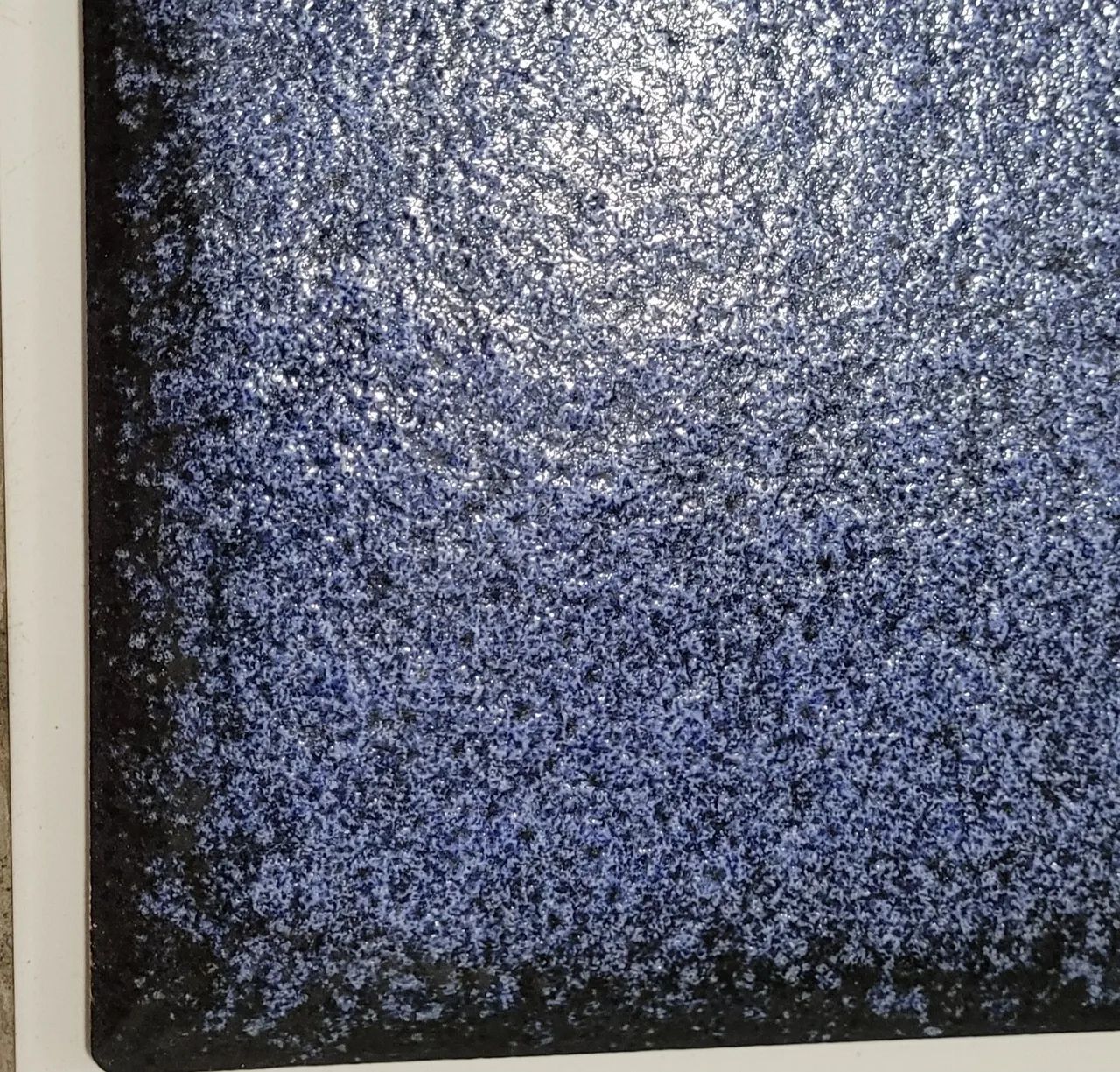 Quase 4m piso cerâmico azul marinho e preto - Foto 3