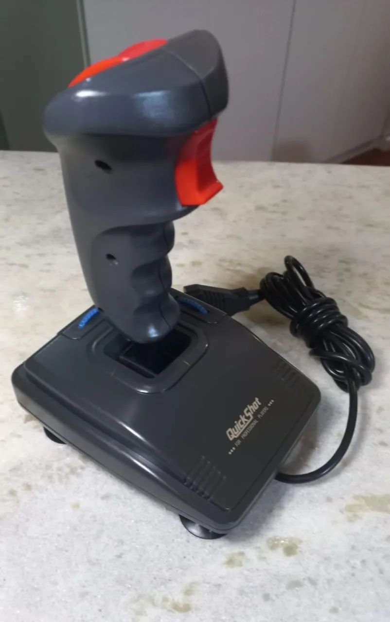 Controle (Joystick) Quick Shot Para PC Game Port DB15