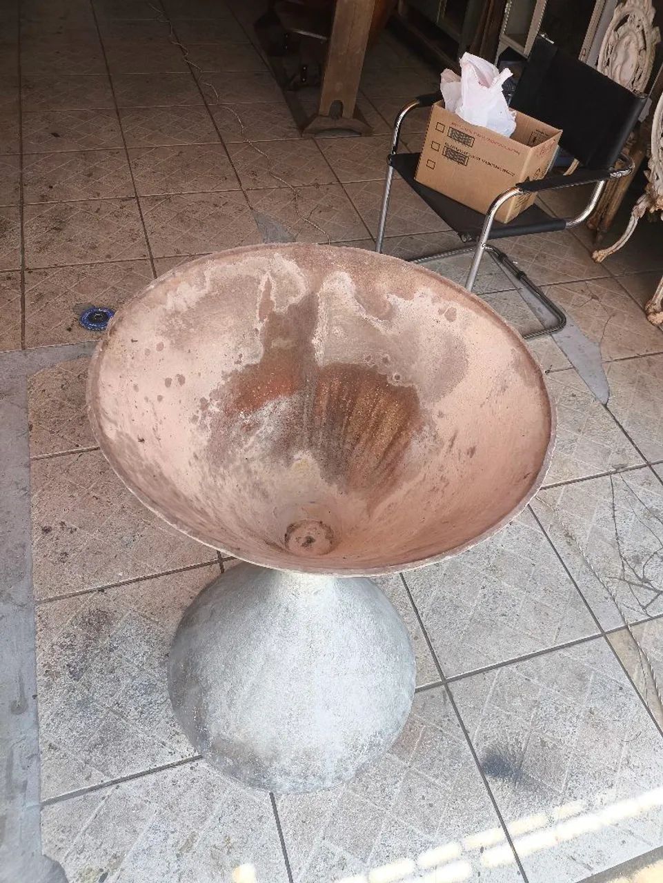 vaso Eternit anos 70 - Foto 3