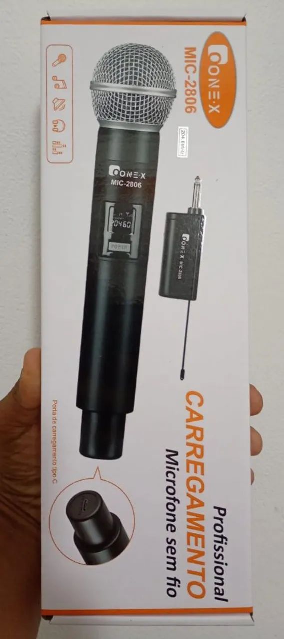 Microfone Sem Fio Profissional 