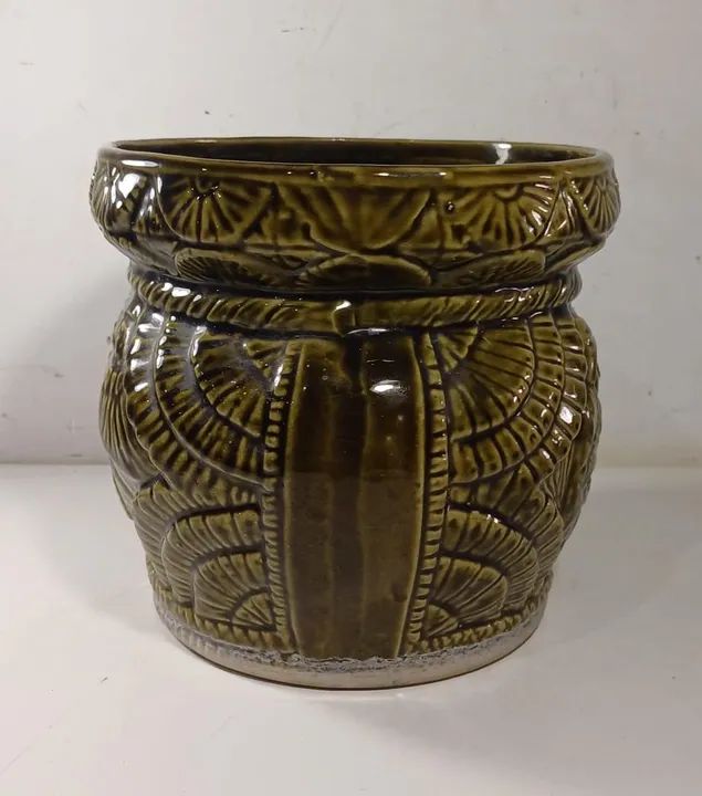 Vaso Decorativo em Cerâmica Verde