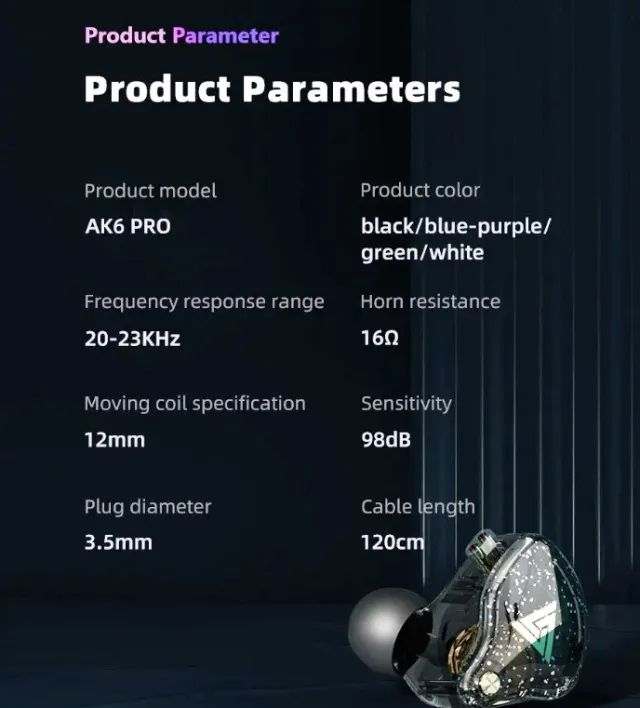 Fone de Ouvido QKZ AK6 PRO - Foto 2