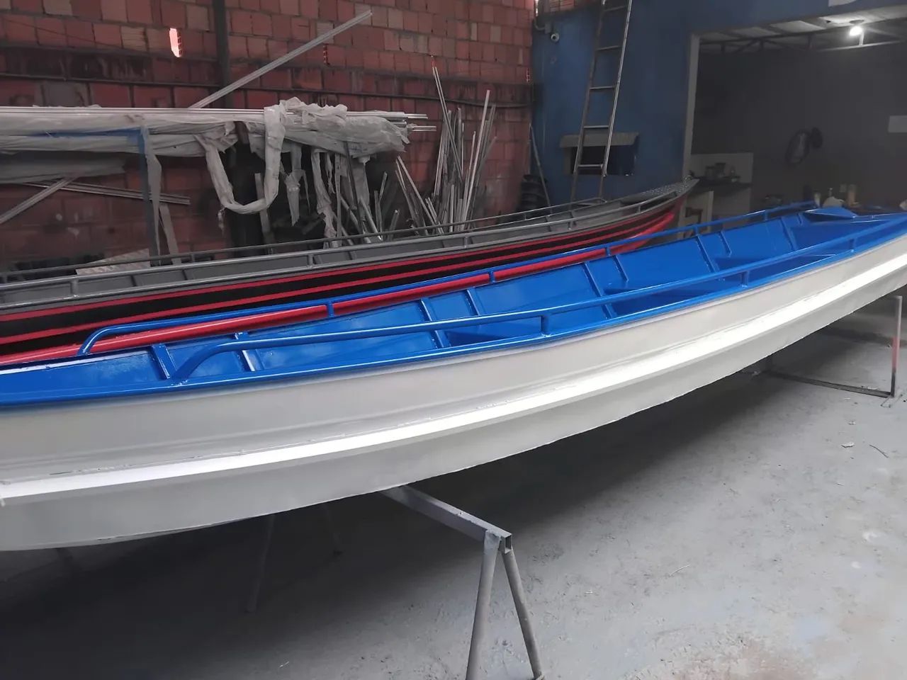 Canoa de Alumínio, 4,5,6,7 e 8 Metros\ Fabricamos todos os modelos  - Foto 4