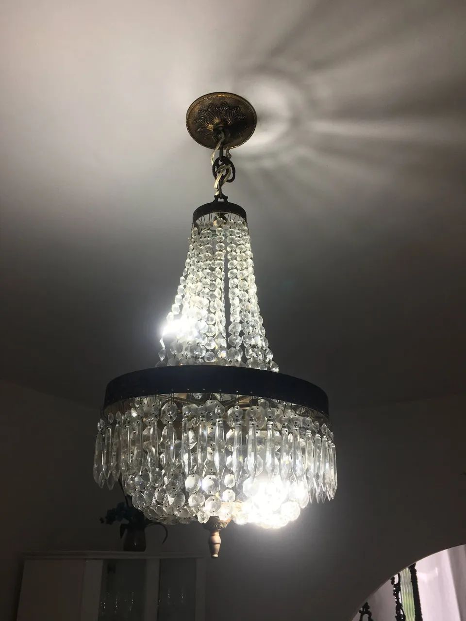 Lustre de cristal clássico - Foto 4