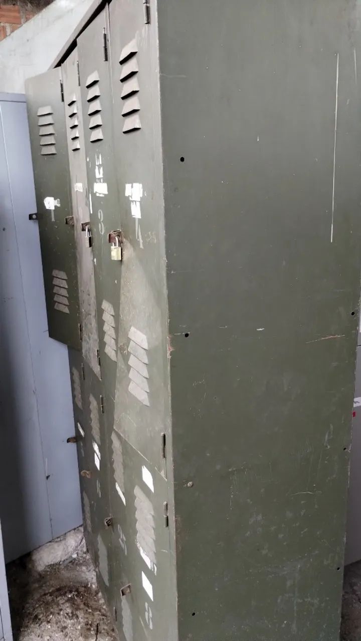 REFORÇADO! Vestiario 8 portas verde militar - Foto 5