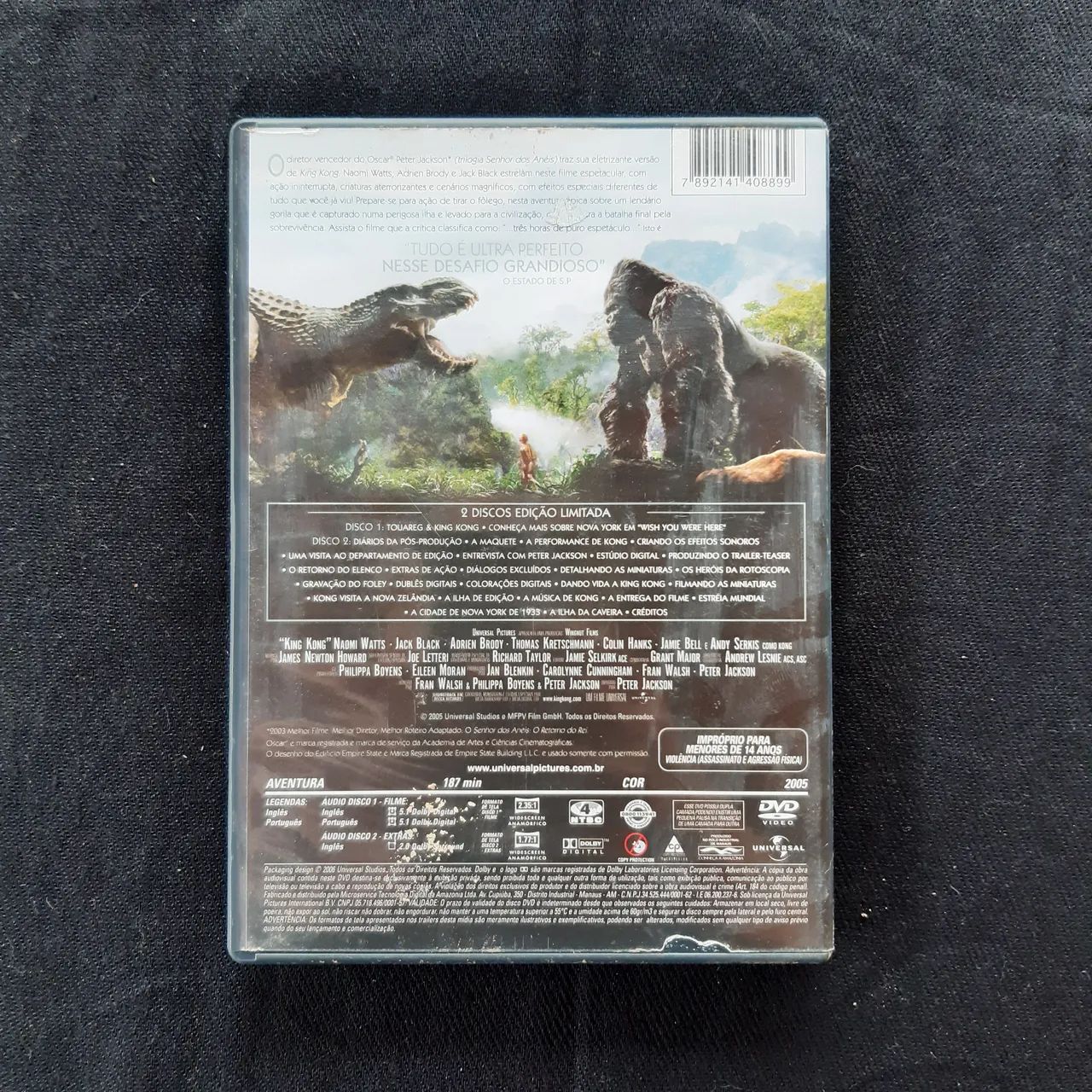 DVD King Kong Edição Limitada - 2 Discos - Foto 2