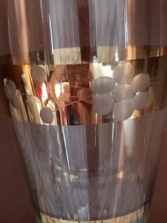 Taça antiga em Cristal  - Foto 3