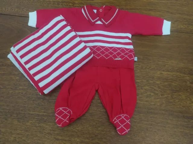 Saída De Maternidade - Macacão Infantil Com Linhas + Manta 