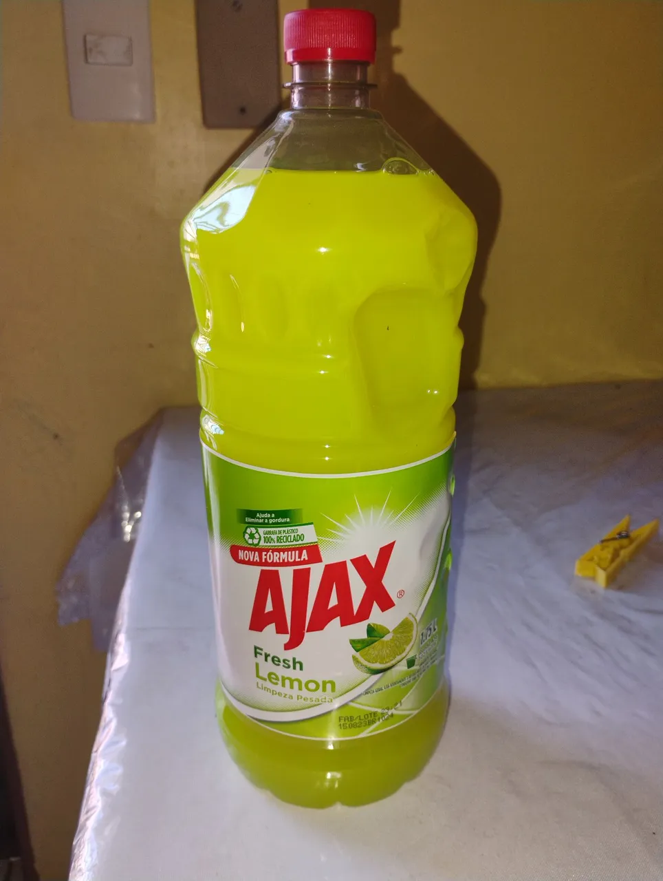 Desinfetante Ajax Limpeza Pesada Limão - 1,75L
