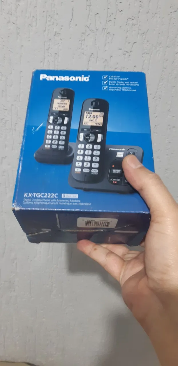 Telefone sem fio Panasonic KX-TGC222C