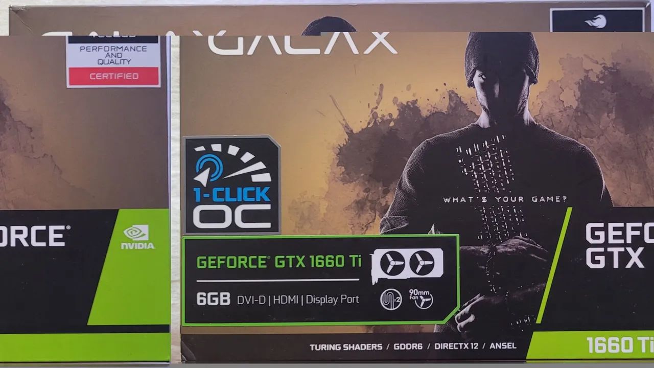 Placa de Vídeo Galax GeForce GTX 1660 Ti 6GB