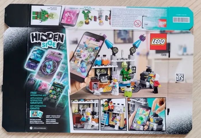 Lego App Laboratório De Fantasmas Hidden Side 
