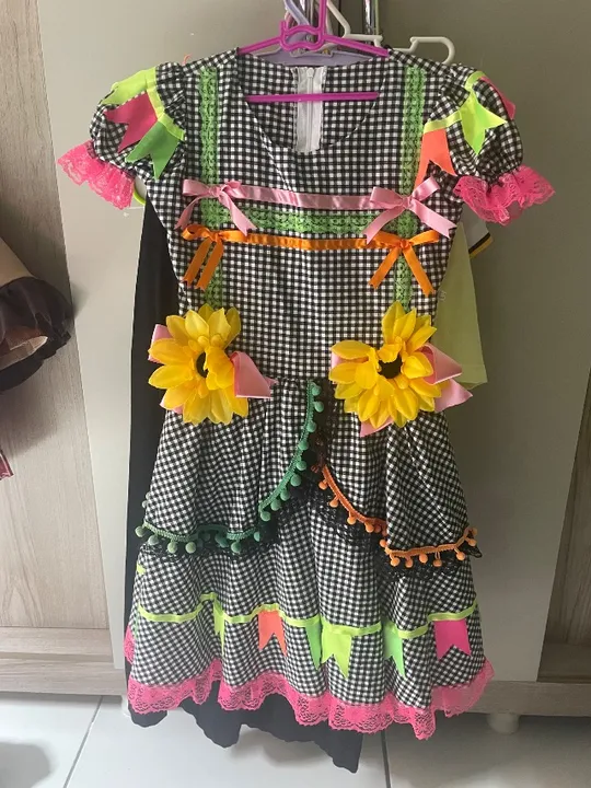 Vestido junino infantil