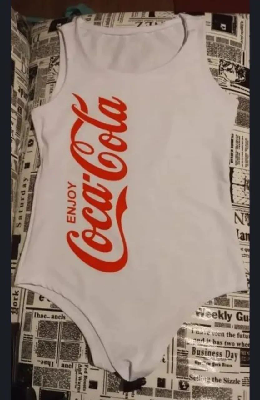 Body Coca-Cola - Novo! Tamanho M