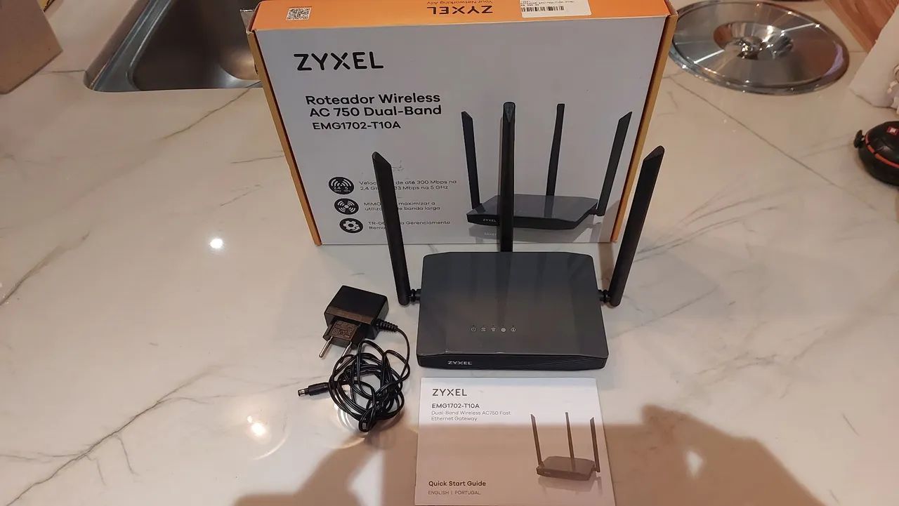 Roteador Wireless Zyxel AC750 Dual-Band EMG1702-T10A - Foto 2