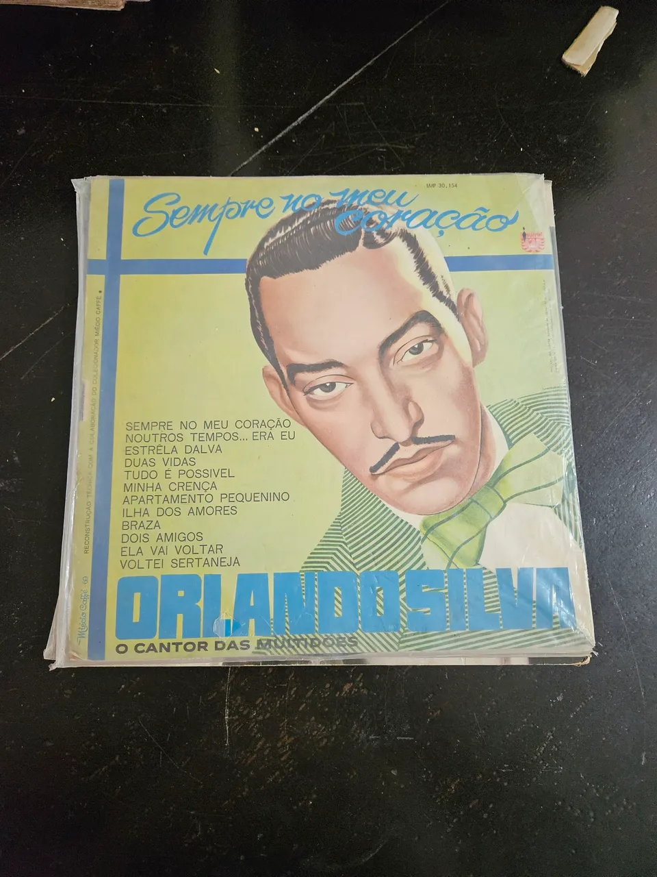 Disco de Vinil - Orlando Silva - Sempre No Meu Coração