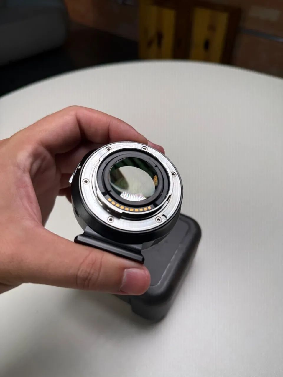 Adaptador Metabones Speed Booster EF para Sony E - Full Frame em APS-C - Foto 5