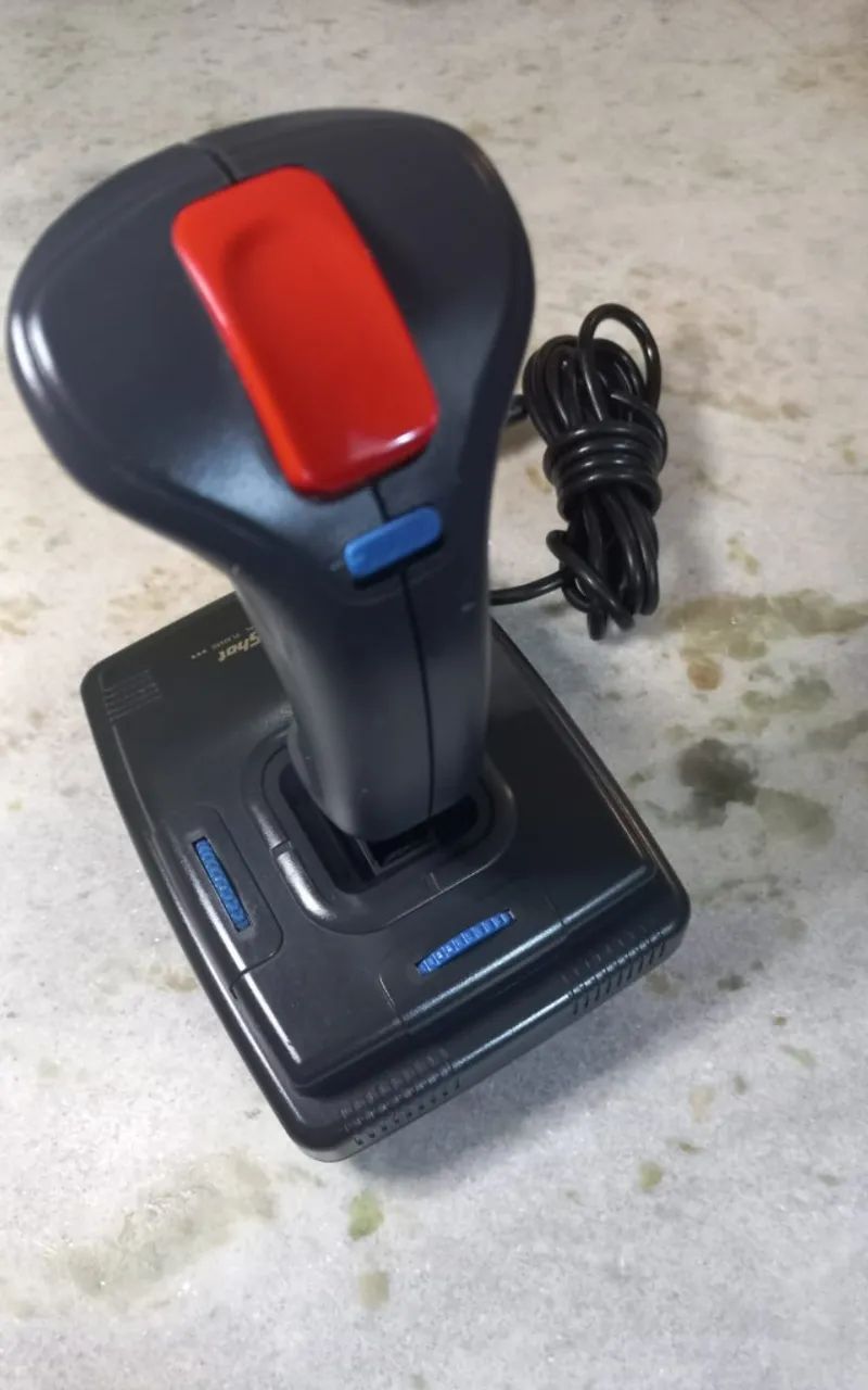 Controle (Joystick) Quick Shot Para PC Game Port DB15 - Foto 3