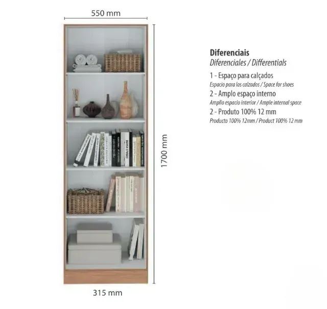 Multiuso organizador genial flex com 2 portas  - Foto 2