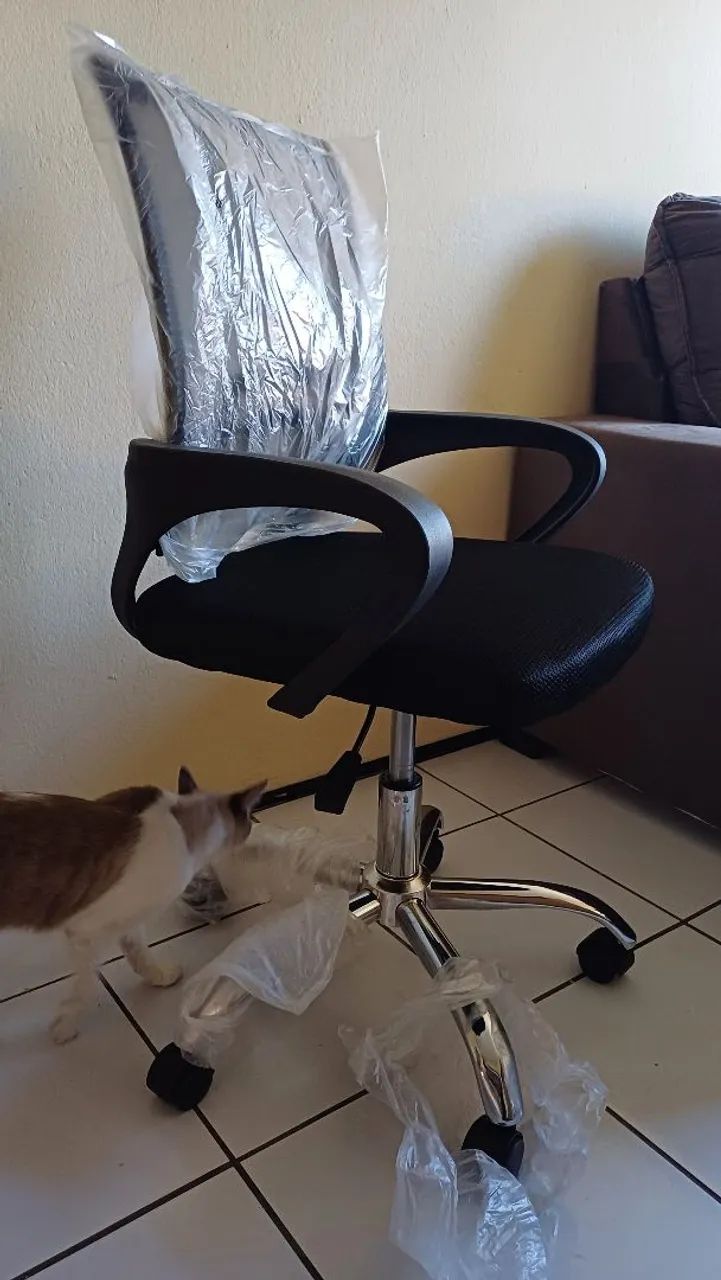 Cadeiras Para Escritório Home office Estudos Novas Lacrado de Fábrica - Foto 3