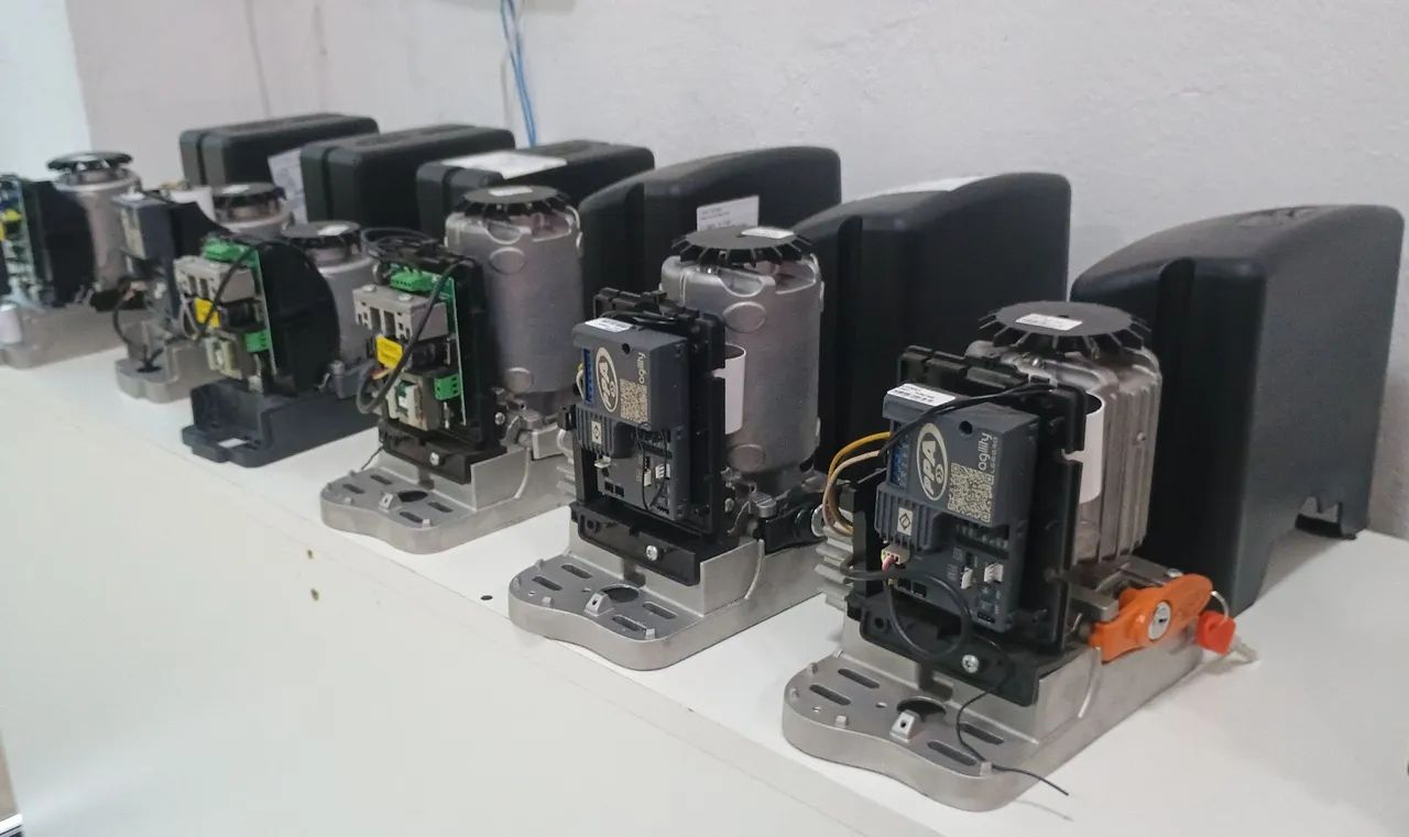 Motor de portão eletrônico garagem segurança eletrônica 
